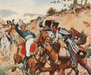 Heroic Death of Prince Louis Ferdinand of Prussia at Saalfeld, 10 October 1806, 1936