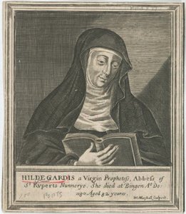 Hildegard of Bingen by Unbekannt