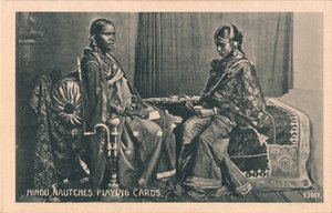 Hindu Nautches Playing Cards
