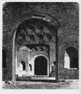 History of Ancient Rome. Aula Palatina is a Roman Palace Basilica Built by Emperor Constantine (AD 306-337) at the Beginning of the 4th Century