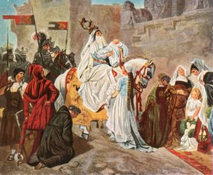 Homecoming of Eberhard of Württemberg after the battle of Döffingen, 1388