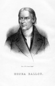Hosea Ballou, American Universalist Clergyman and Theological Writer, 1854
