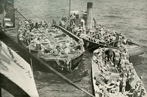 How the Wounded Were Conveyed to the Hospital Ships by Unbekannt