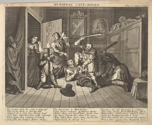 Hudibras Catechized Plate 9: Illustrations to Samuel Butler