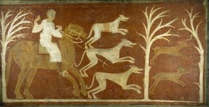 Hunting Scene by Unbekannt