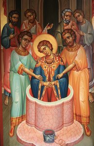 Icon in Saint Dimitrios Orthodox Church, Thessaloniki, Greece