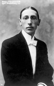 Igor Stravinsky, Russian-born Composer, as a Young Man