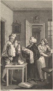 Illustration to Tristram Shandy, Volume 4 by Unbekannt