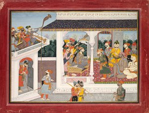 Illustration to the Tenth and Eleventh Book of Purana
