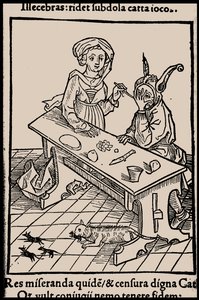 Illustration to the book Ship of Fools by Sebastian Brant by Unbekannt