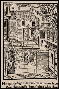 Illustration to the book Ship of Fools by Sebastian Brant by Unbekannt
