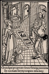 Illustration to the Book Ship of Fools by Sebastian Brant, 1497 by Unbekannt