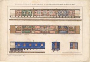 Imperial Saloon Carriage, Nikolayevsky Railway, 1868