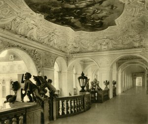 Imperial Staircase, St Florian Monastery, Sankt Florian, Upper Austria