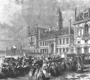 Inauguration of Wellington College, Sandhurst: Arrival of Queen Victoria