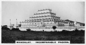 Incomparable Pagoda, Mandalay, Burma, c1925