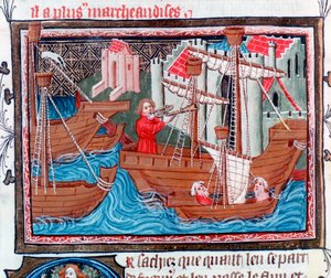Indian sailing ships described by Marco Polo, 15th century