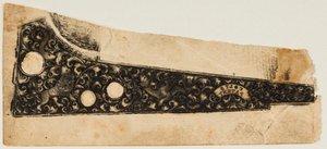 Ink Impression Pull from a Colt Revolver, ca. 1854