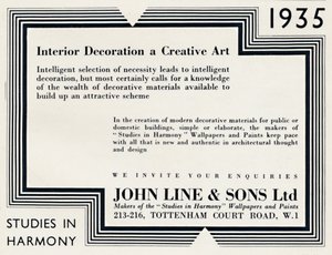 Interior Decoration a Creative Art - John Line & Sons Ltd by Unbekannt