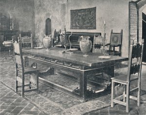 Interior, Palazzo Davanzati - With 15th Century Table from Parma or Modena District by Unbekannt