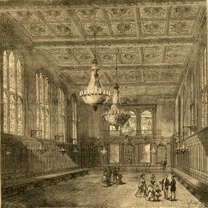 Interior of Merchant Taylors Hall, 1897 by Unbekannt