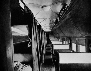 Interior of Standard Sleeper, Canadian Pacific Railway