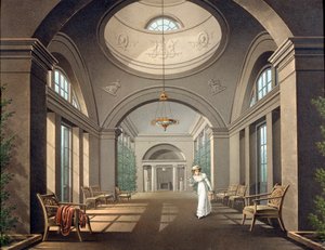 Interior of the Aviary in the Pavlovsk Palace by Unbekannt