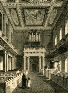 Interior of the Chapel Royal Banqueting House, Whitehall