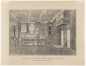 Interior of the Czar Peter House in Zaandam by Unbekannt