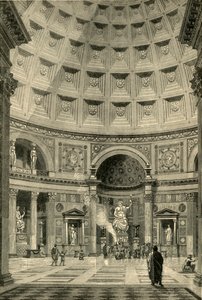 Interior of the Pantheon at Rome Restored