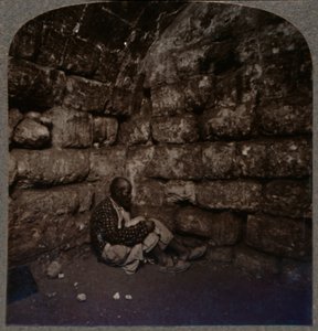 Interior of the Tomb of Lazarus, c1900 by Unbekannt
