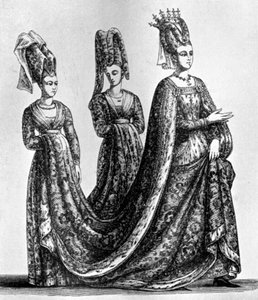 Isabella of Bavaria Wearing a Forked Headdress