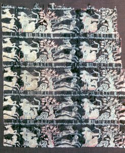 Islamic Silk Fragment by Unbekannt