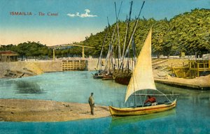 Ismailia - The Canal, c1918-c1939