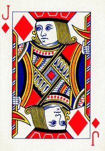 Jack of Diamonds from a Deck of Goodall & Son Ltd. Playing Cards