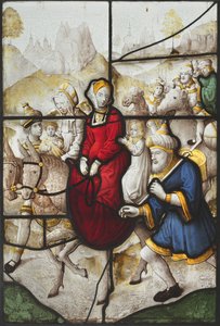 Jacob Returning to Canaan with Rachael and Leah Pursued by Laban by Unbekannt