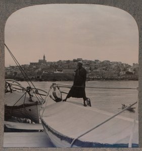 Jaffa the ancient Joppa from the Sea by Unbekannt