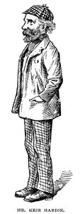 James Keir Hardie, Scottish-born British trade unionist and Labour politician, 1903