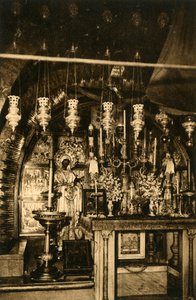 Jerusalem - Church of the Holy Sepulchre - Calvary, c1918-c1939 by Unbekannt