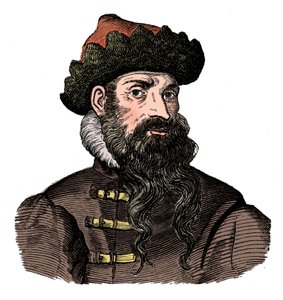 Johann Gutenberg, German metalworker and inventor, 16th century, 1870 by Unbekannt