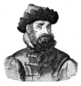 Johann Gutenberg, German metalworker and inventor, 16th century by Unbekannt