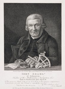 John Adams, mathematician by Unbekannt