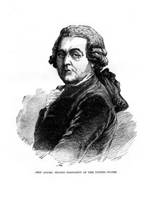 John Adams, the Second President of the United States, 1872 by Unbekannt