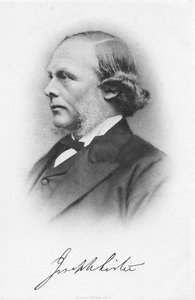Joseph Lister, English surgeon and pioneer of antiseptic surgery by Unbekannt