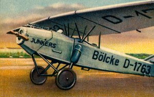 Junkers T 26E plane