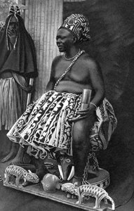 King Basu Fondong of Cameroon, Africa