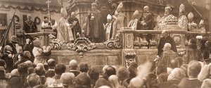 King Charles IV Taking His Coronation Oath in Budapest, 1916 by Unbekannt