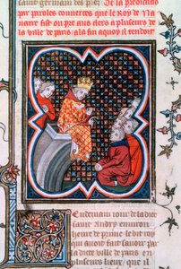 King Charles of Navarre preaching