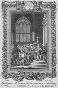 King Charles the First in the House of Commons by Unbekannt