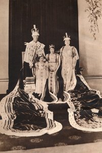 King George VI and Queen Elizabeth on their Coronation Day